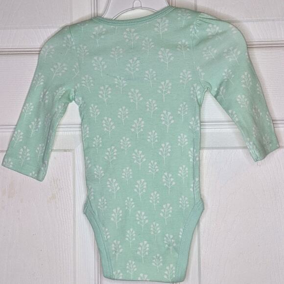 Target Cloud Island 4 Pk Long Sleeve Bodysuits Spring Florals & Patterns 0-3M - Picture 7 of 12